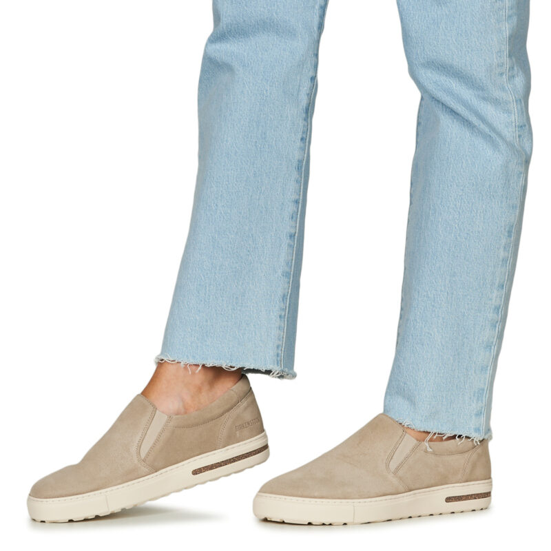 BIRKENSTOCK Oswego Suede / Taupe / Regular Beige Sneakers Uomo - 8
