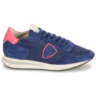 Baskets basses Philippe Model TRPX LOW WOMAN bleues pour femme - 2