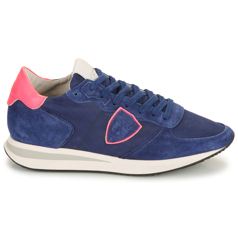 Baskets basses Philippe Model TRPX LOW WOMAN bleues pour femme - 2