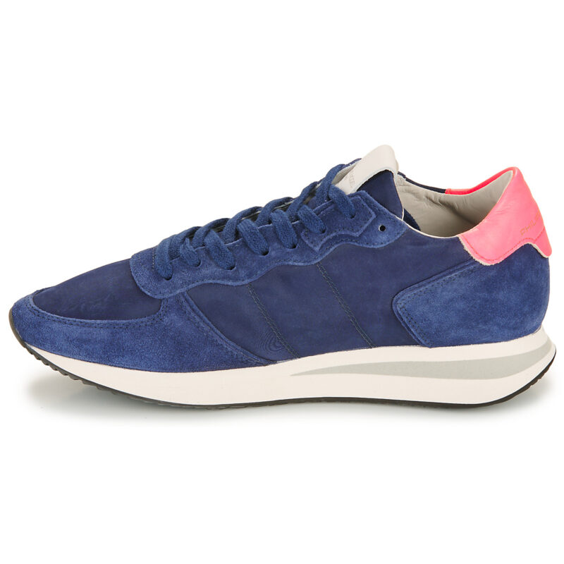 Baskets basses Philippe Model TRPX LOW WOMAN bleues pour femme - 4
