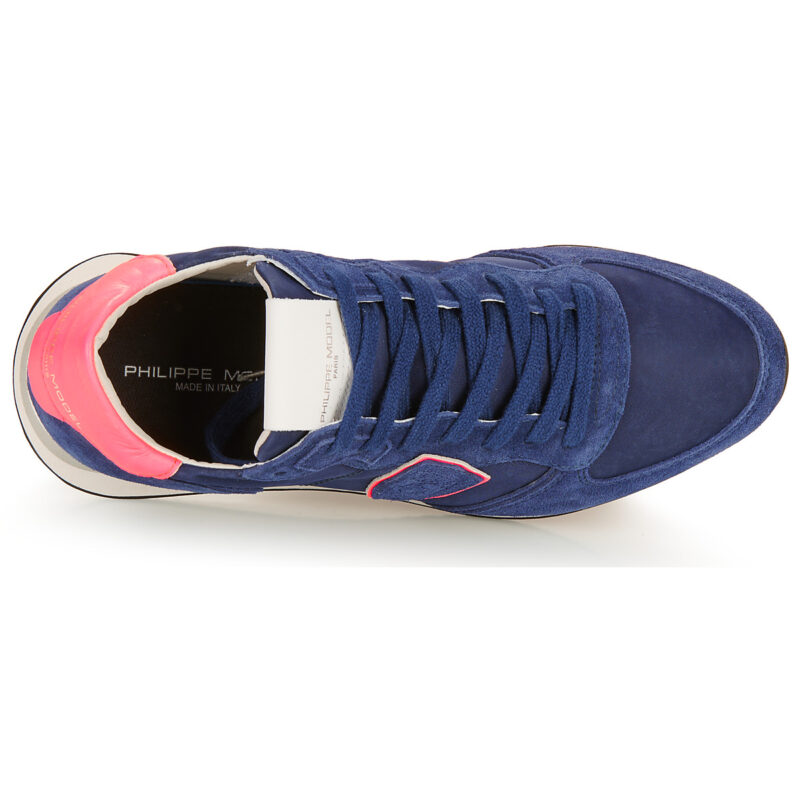 Baskets basses Philippe Model TRPX LOW WOMAN bleues pour femme - 6