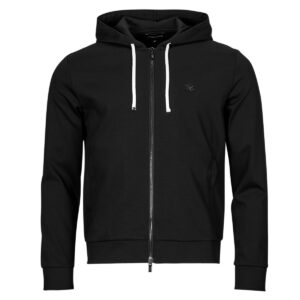 Felpe con cappuccio  Emporio Armani  8N1MG0  Nero -  Felpe con cappuccio Abbigliamento Uomo