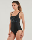 Costume intero  adidas  Big Bars X-Back Swimsuit  Nero -  Costume intero Donna - 3