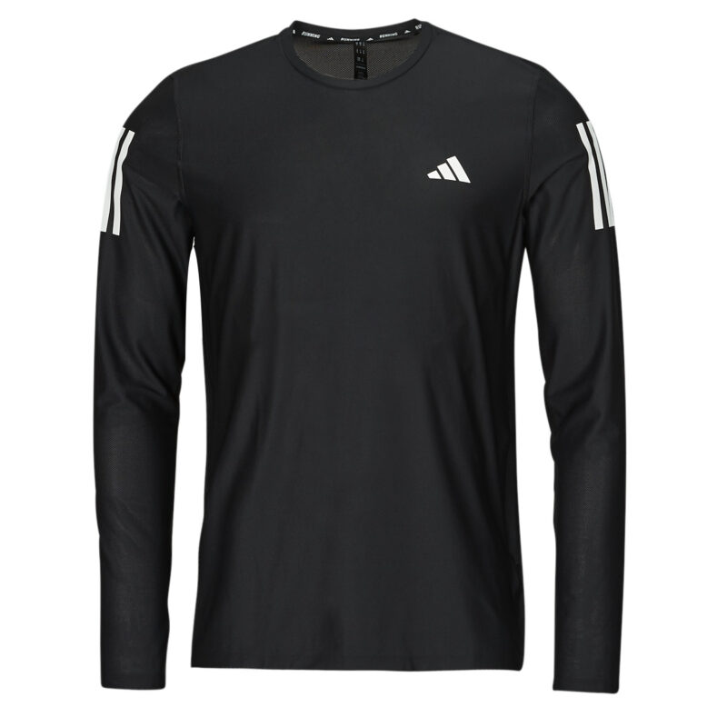 T-shirts a maniche lunghe  adidas  Own The Run Long Sleeve Long-Sleeve Top  Nero -  T-shirts a maniche lunghe Uomo - 1