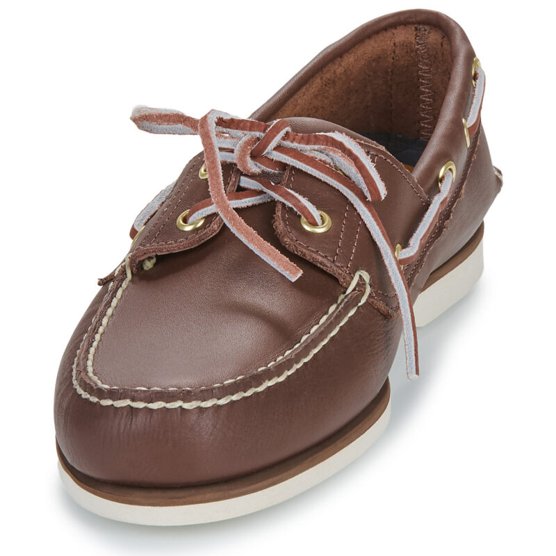 Timberland CLASSIC BOAT BOAT Braune Herren-Bootsschuhe - Gr&ouml;&szlig;e 3
