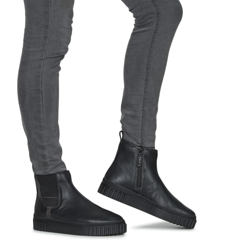 Clarks Mayhill Top Nero Stivaletti Donna - 8