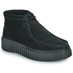 Clarks  Torhill Moss  Nero -  Derby Donna