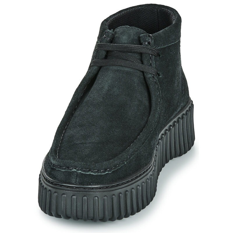 Clarks Torhill Moss Nero Derby Donna - 3