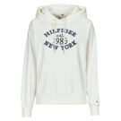 Felpe con cappuccio Tommy Hilfiger MDRN REG VARSITY HOODIE Bianco Felpe con cappuccio Donna - 1