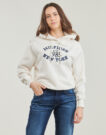 Felpe con cappuccio Tommy Hilfiger MDRN REG VARSITY HOODIE Bianco Felpe con cappuccio Donna - 2