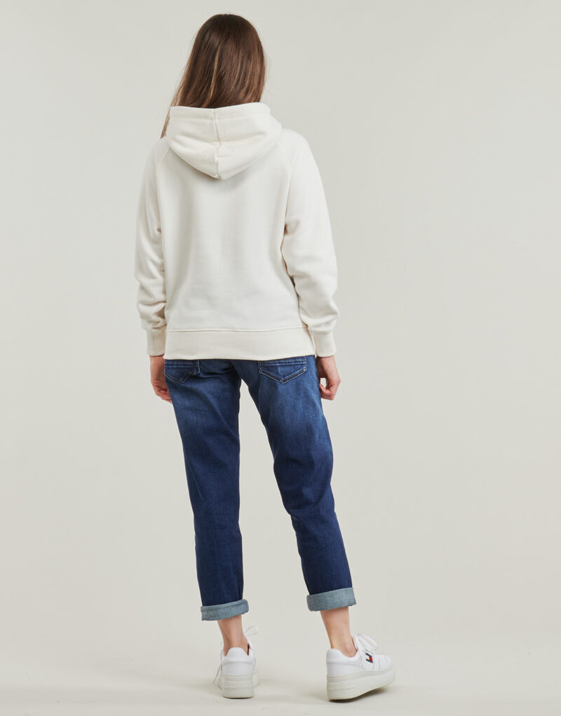 Felpe con cappuccio Tommy Hilfiger MDRN REG VARSITY HOODIE Bianco Felpe con cappuccio Donna - 4