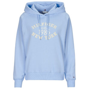 Felpe con cappuccio  Tommy Hilfiger  MDRN REG SCRIPT SWEATSHIRT  Blu -  Felpe con cappuccio Abbigliamento Donna