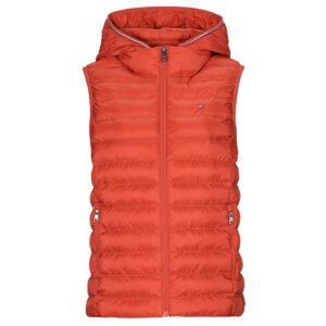 Piumino  Tommy Hilfiger  LW PADDED GLOBAL STRIPE VEST  Rosso -   Piumini Donna