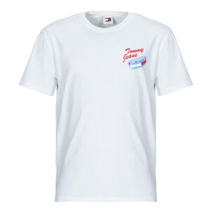 T-shirt  Tommy Jeans  TJM REG  FUN NOVELTY TEE  Bianco -  T-shirt maniche corte Uomo