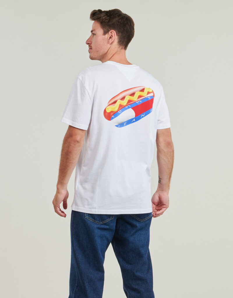 T-shirt Tommy Jeans TJM REG FUN NOVELTY TEE Bianco T-shirt maniche corte Uomo - 2