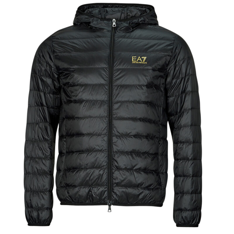 Piumino Emporio Armani EA7 CORE IDENTITY DOWN JACKET HD Nero Piumini Uomo - 1
