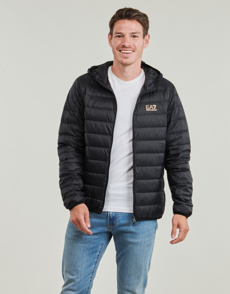 Piumino Emporio Armani EA7 CORE IDENTITY DOWN JACKET HD Nero Piumini Uomo - 2