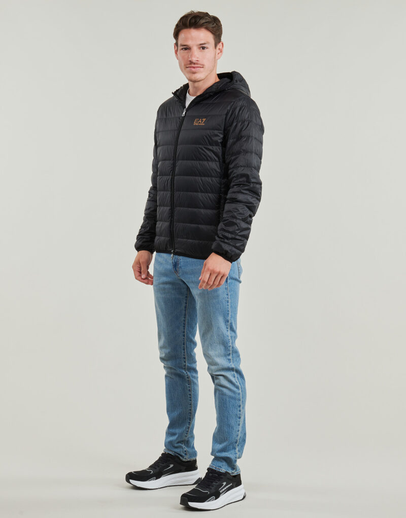 Piumino Emporio Armani EA7 CORE IDENTITY DOWN JACKET HD Nero Piumini Uomo - 3