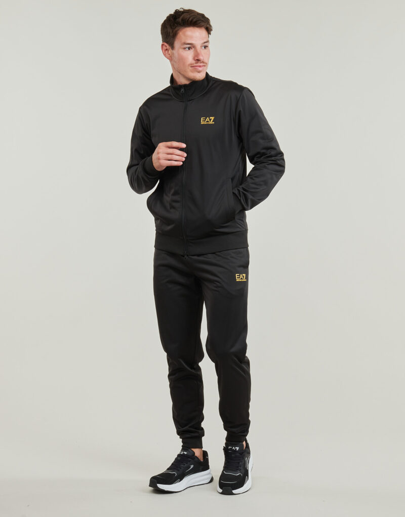 Tuta Emporio Armani EA7 TRAIN CORE ID M T-SUIT TT FZ CH PL Nero Tuta Uomo - 3