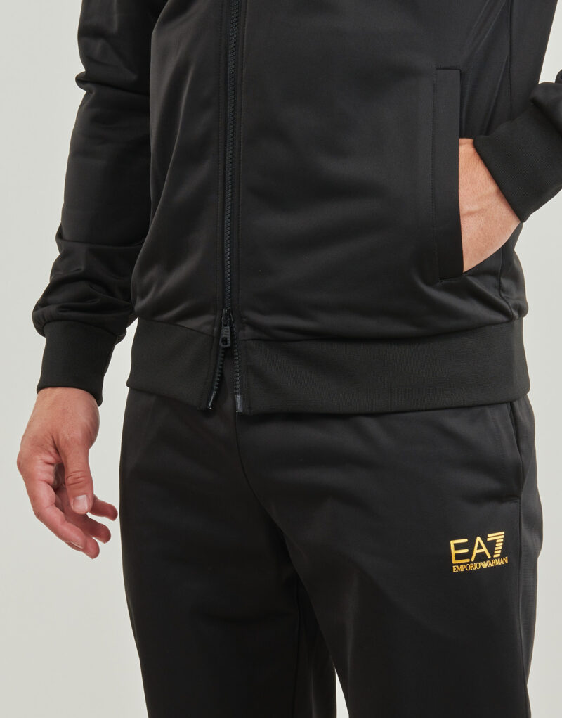 Tuta Emporio Armani EA7 TRAIN CORE ID M T-SUIT TT FZ CH PL Nero Tuta Uomo - 5
