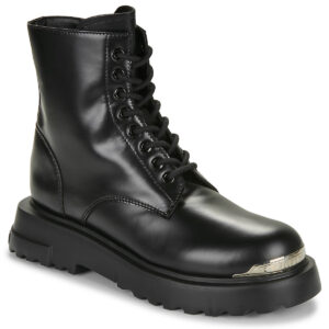 Love Moschino  SQUARE LOVE ANKLE BOOT  Nero -  Stivaletti Donna