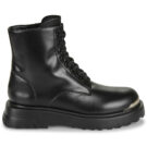 Love Moschino SQUARE LOVE ANKLE BOOT Nero Stivaletti Donna - 2