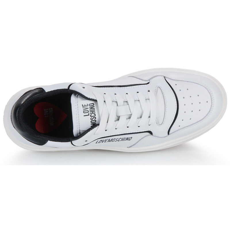 Love Moschino Zapatillas bajas blancas BOLD LOVE para mujer - 6