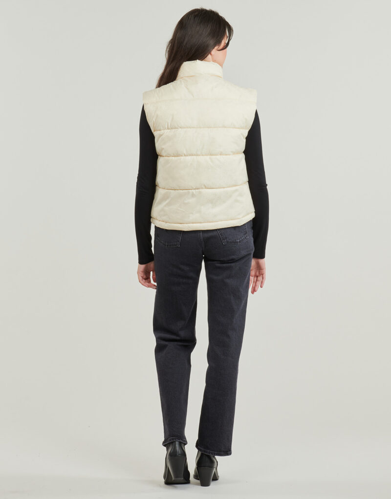 Doudoune Guess NEW 4G LOGO PADDED VEST Beige Piumini Donna - 4