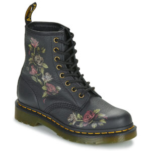 Dr. Martens  1460 DECAYED ROSES  CLASSIC TUMBLED NAPPA  Nero -  Stivaletti Donna