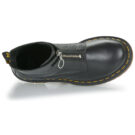 Dr. Martens 1460 FRONT ZIP BLACK WANAMA Nero Stivaletti Donna - 6