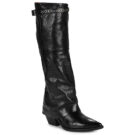 Airstep / AS98 TIAG Schwarze Stiefeletten mit Absatz f&uuml;r Damen - Gr&ouml;&szlig;e 1