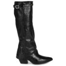 Airstep / AS98 TIAG Schwarze Stiefeletten mit Absatz f&uuml;r Damen - Gr&ouml;&szlig;e 2
