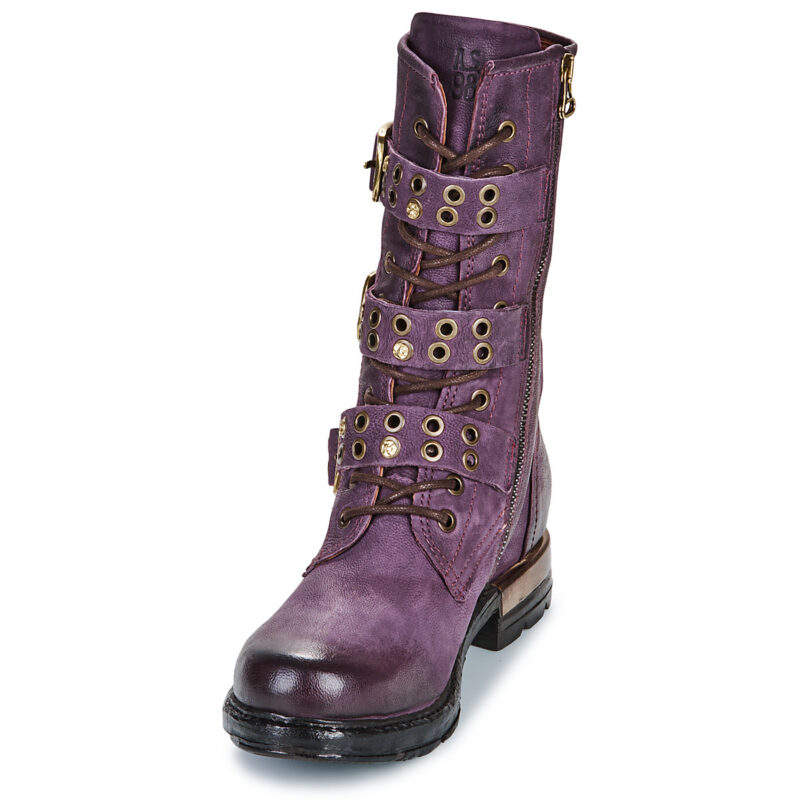 Airstep / AS98 B80204-101-6565 Purple Women's Ankle Boots - 3