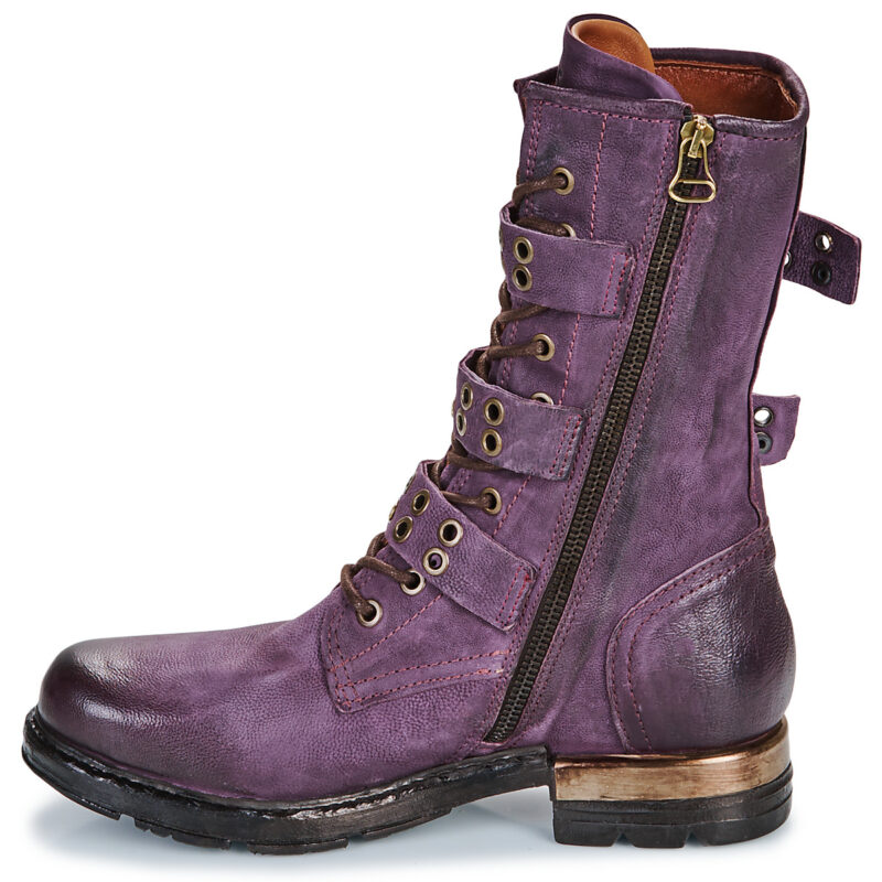Airstep / AS98 B80204-101-6565 Purple Women's Ankle Boots - 4