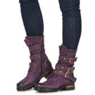 Airstep / AS98 B80204-101-6565 Purple Women's Ankle Boots - 8