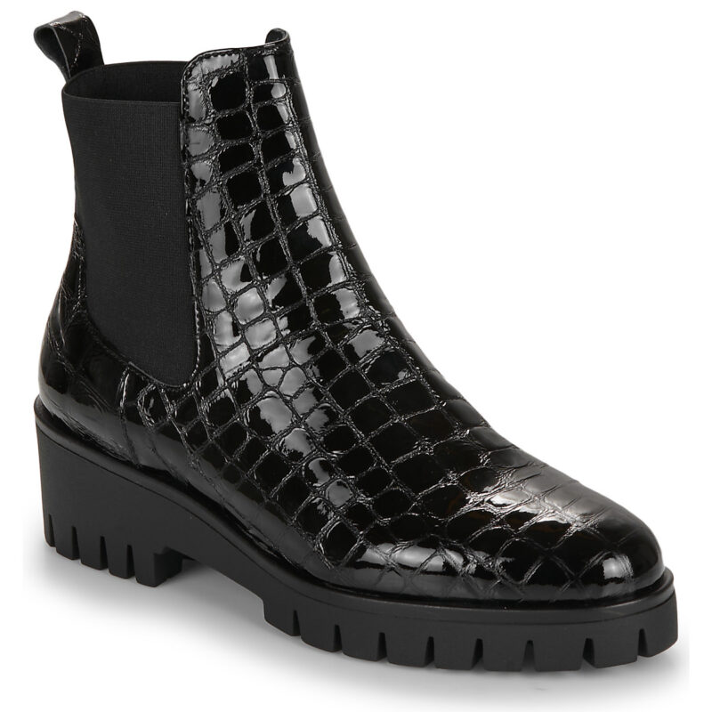 Myma COCHINA Schwarze Damen-Ankle-Boots - Gr&ouml;&szlig;e 1