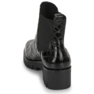 Myma COCHINA Schwarze Damen-Ankle-Boots - Gr&ouml;&szlig;e 5