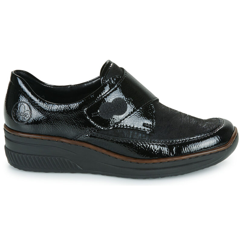 Rieker  LIVOURNA  Nero -  Derby Donna - 2