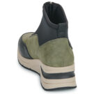 Rieker MEMINIA Verde Sneakers alte Donna - 5
