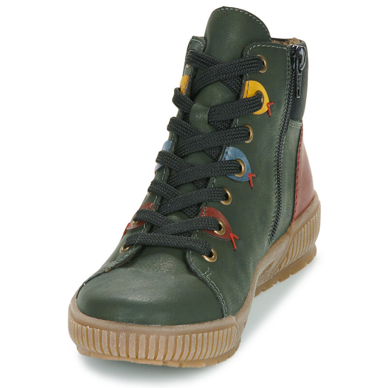 Rieker OPINELA Green Women's High-Top Sneakers - 3