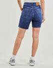 Shorts  Levis  RIBCAGE BERMUDA SHORT  Blu -  Shorts Donna - 4