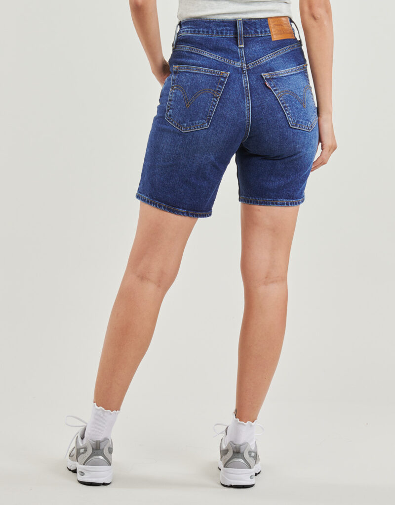 Shorts  Levis  RIBCAGE BERMUDA SHORT  Blu -  Shorts Donna - 4