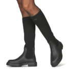 Bottes de pluie noires pour femmes Unisa FALERCE - Pointure 8
