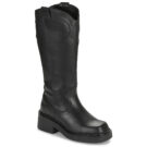 Bronx DAFF-EY Noir Bottes &agrave; talon Femme - 1