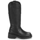 Bronx DAFF-EY Noir Bottes &agrave; talon Femme - 2