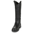 Bronx DAFF-EY Noir Bottes &agrave; talon Femme - 3