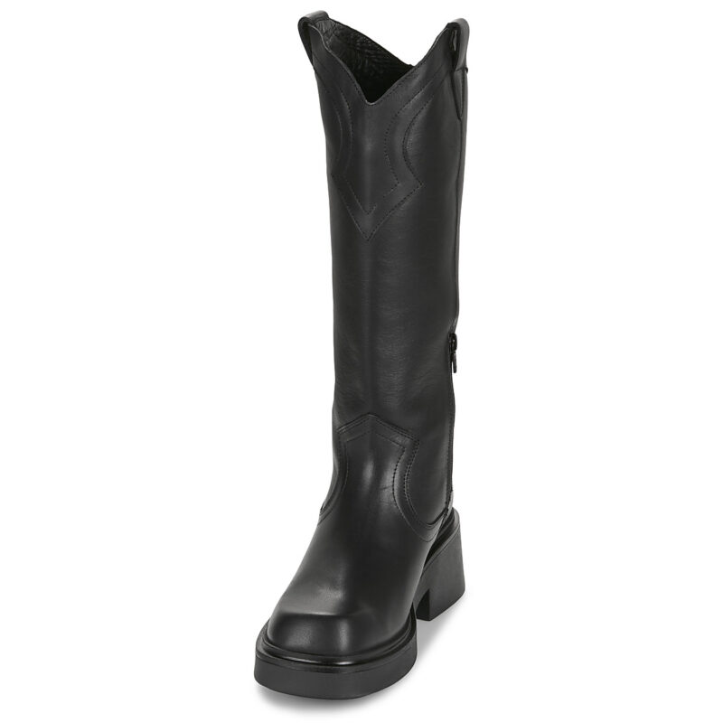 Bronx DAFF-EY Noir Bottes &agrave; talon Femme - 3