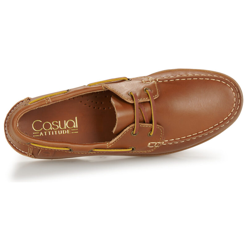 Casual Attitude NEPIAL Braune Damen-Bootsschuhe - Gr&ouml;&szlig;e 6