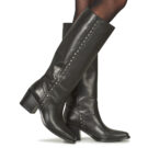 Fru.it KOMBAT Schwarz Stiefel mit Absatz Damen - 8