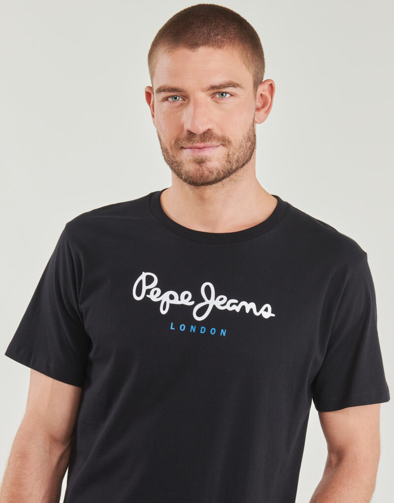 T-shirt Pepe jeans EGGO N Nero T-shirt maniche corte Uomo - 5